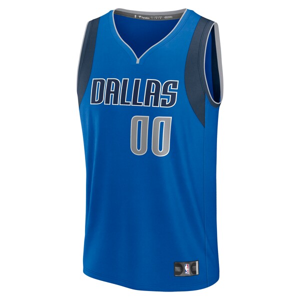 Dallas Mavericks  Youth Custom Fast Break Jersey - Blue - Icon Edition