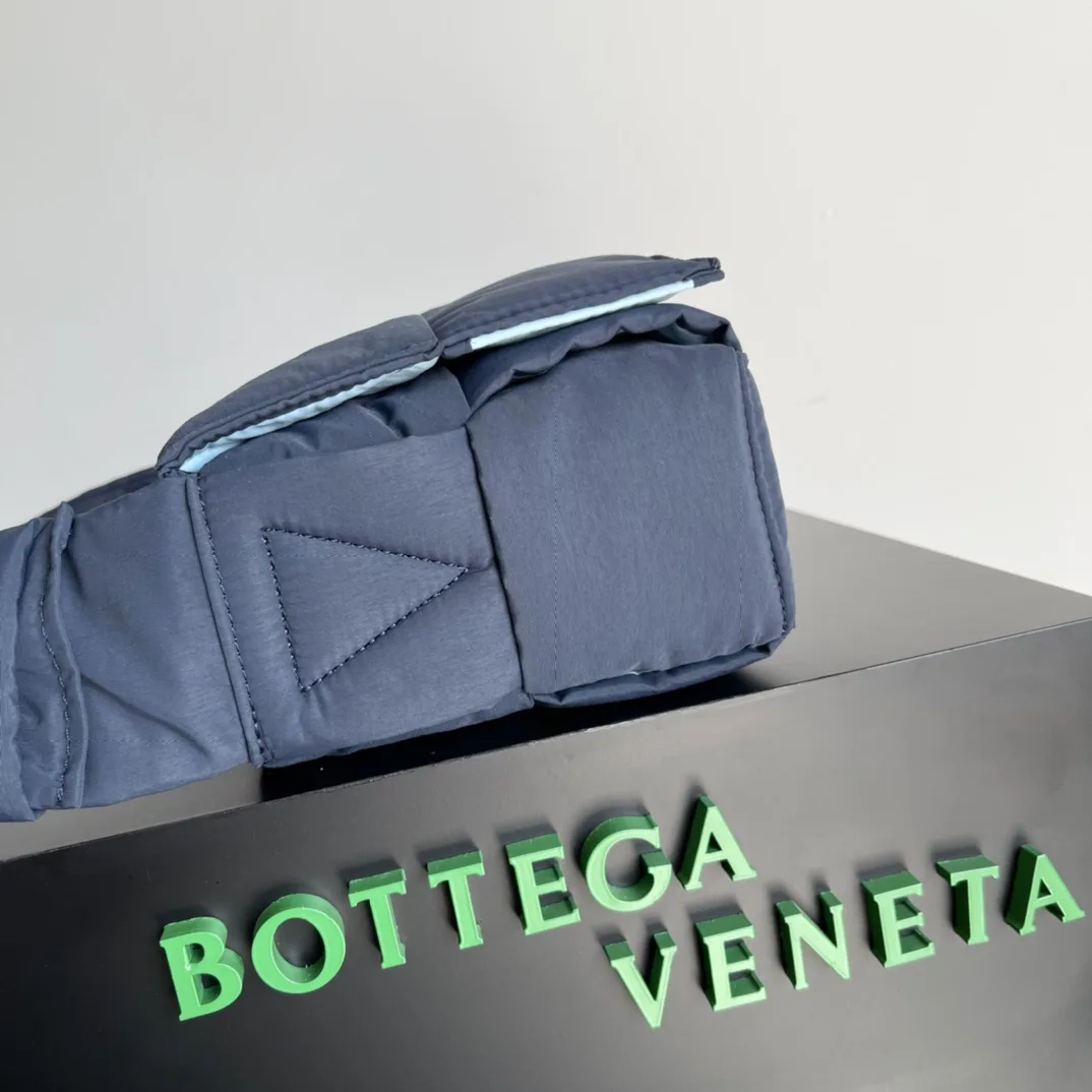 Bottega Veneta Cassette Navy Nylon Belt Bag product photo from LabelPicks