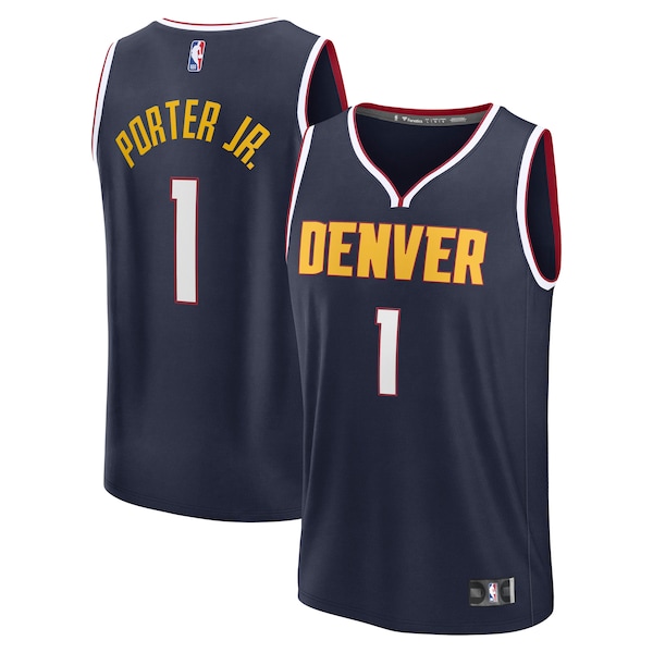 Michael Porter Jr. Denver Nuggets  Fast Break Replica Player Jersey - Icon Edition - Navy/Blue