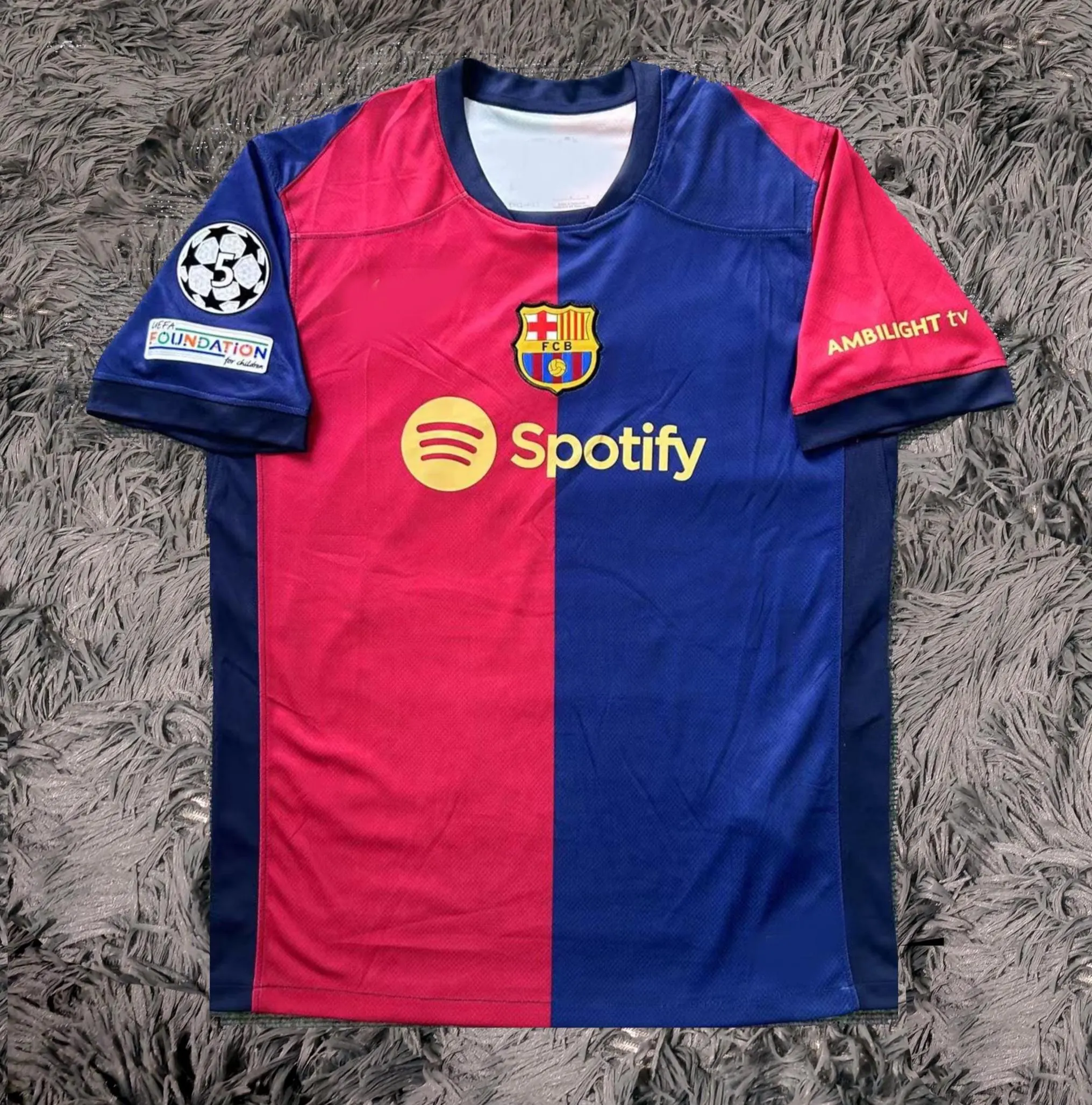 Raphina SIGNED Barcelona 24/25 Home Jersey/Shirt - COA - 2025