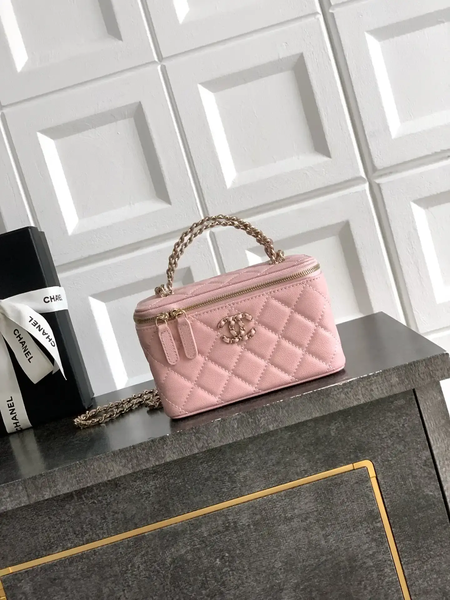 Chanel Quilted Leather Top Handle Bag product photo from LabelPicks