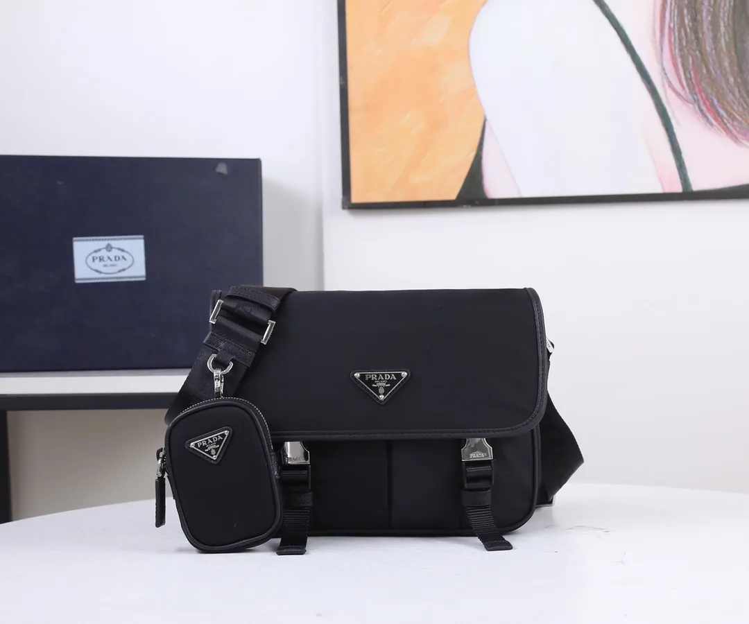 Prada Grained Leather Crossbody Bag product photo from LabelPicks