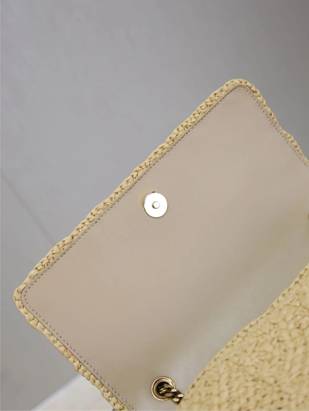 Saint Laurent Straw Woven Jamie Shoulder Bag product photo from LabelPicks