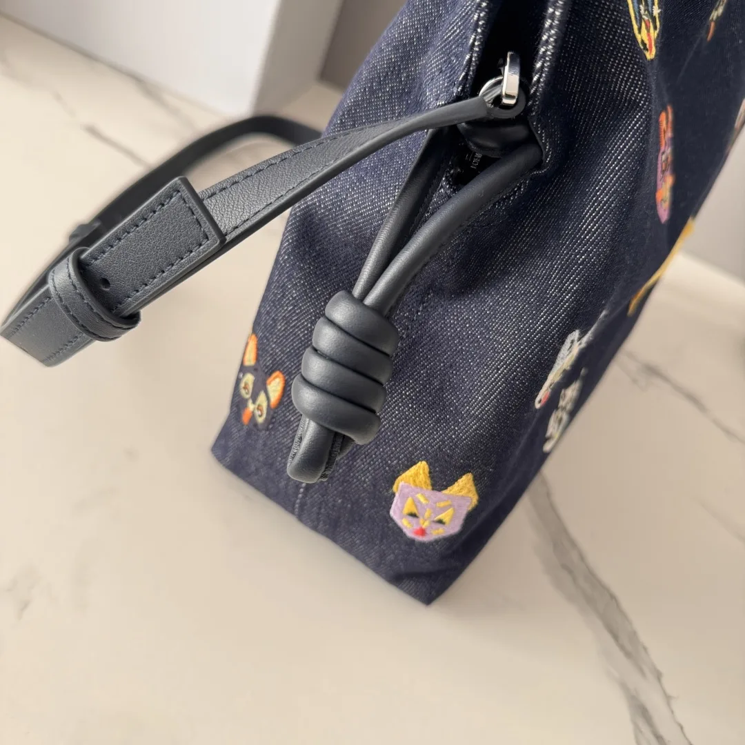 Loewe Suede Leather Flamenco Bucket Bag product photo from LabelPicks