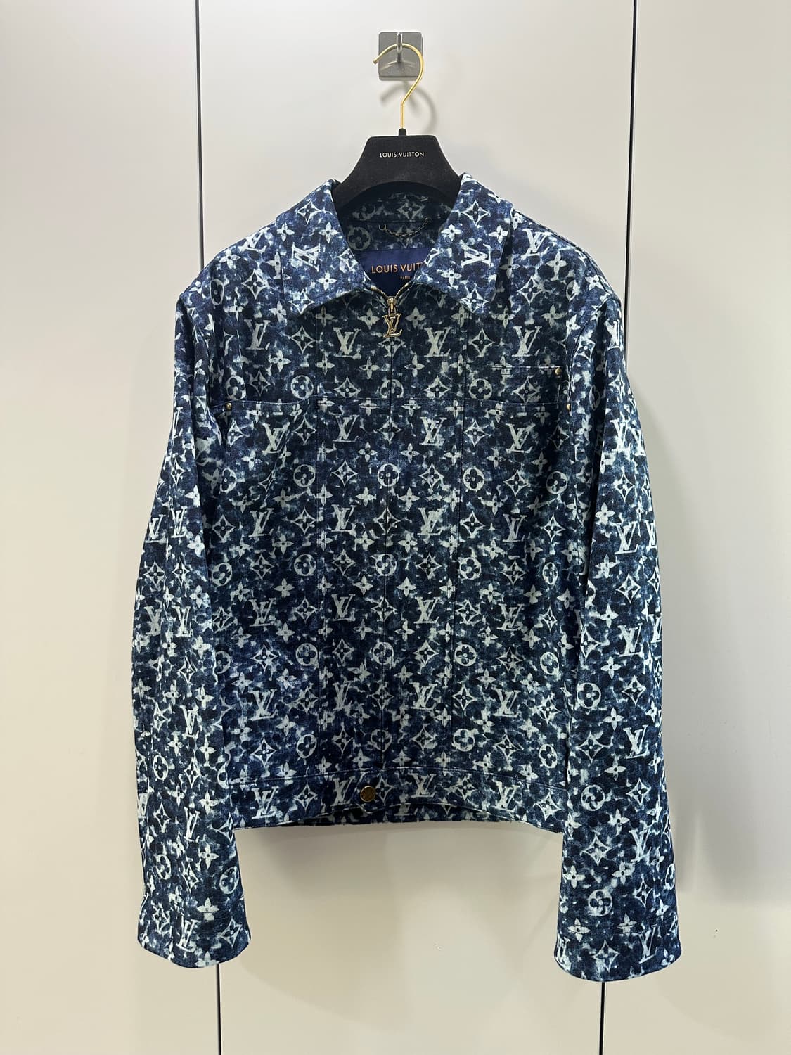 0419 Classic full print denim jacket