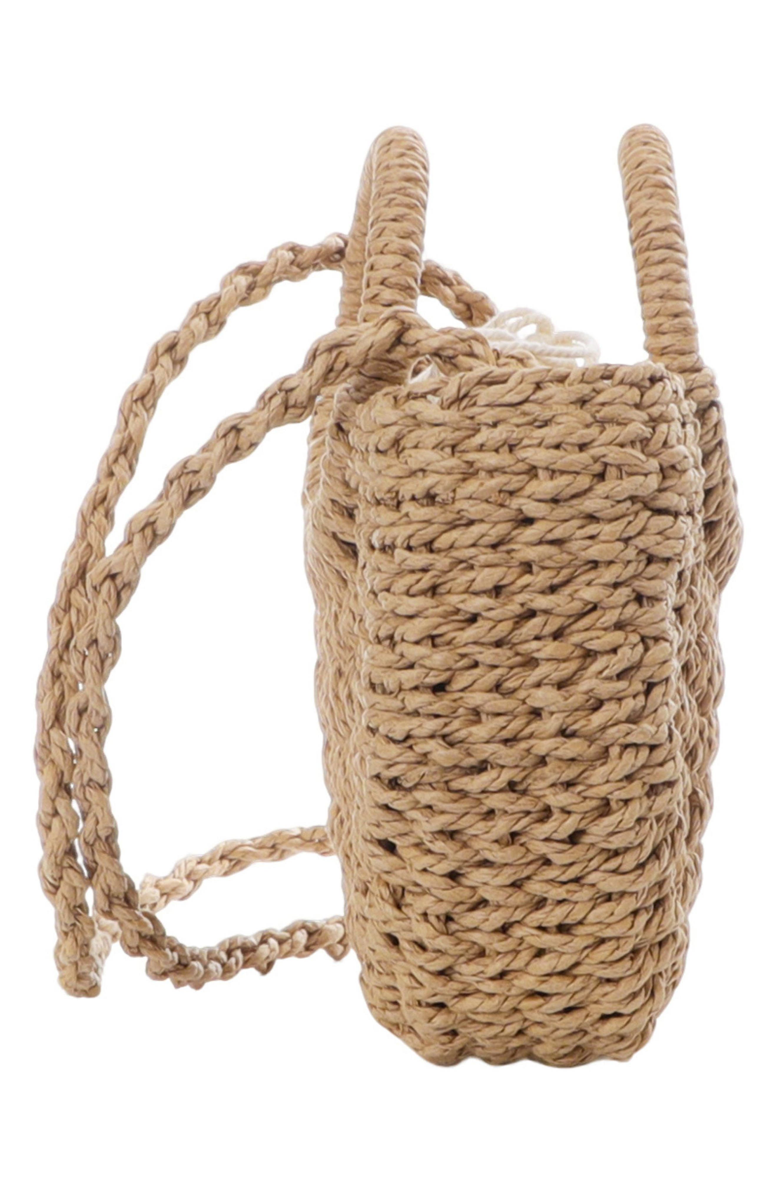 Adornia Basket Arc Handle Crossbody Bag