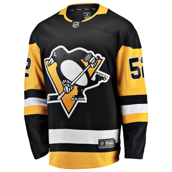 Philip Kemp Pittsburgh Penguins  Home Breakaway Jersey - Black