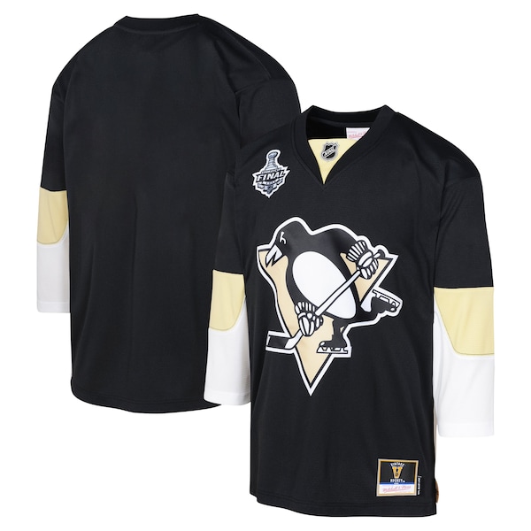 Pittsburgh Penguins Youth 2008 Blue Line Blank Jersey - Black