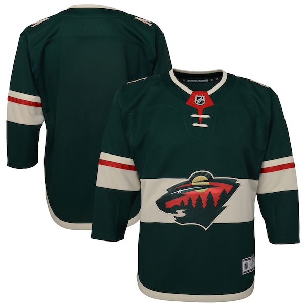Minnesota Wild Youth Home Premier Blank Jersey - Green