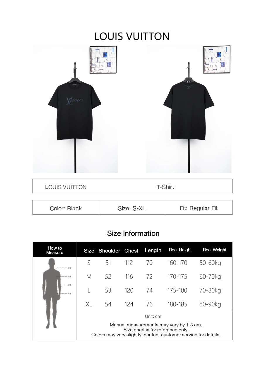 Louis Vuitton Black Two Tone Gradient T-Shirt product photo from LabelPicks
