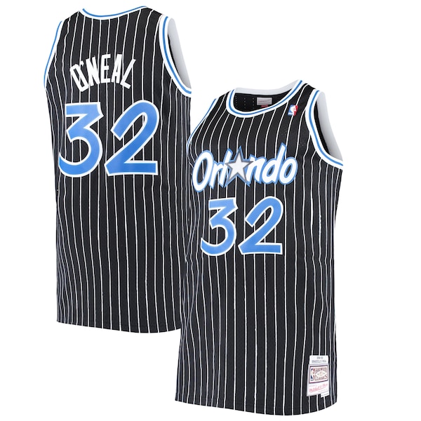 Shaquille O'Neal Orlando Magic  Big & Tall Hardwood Classics Jersey - Black