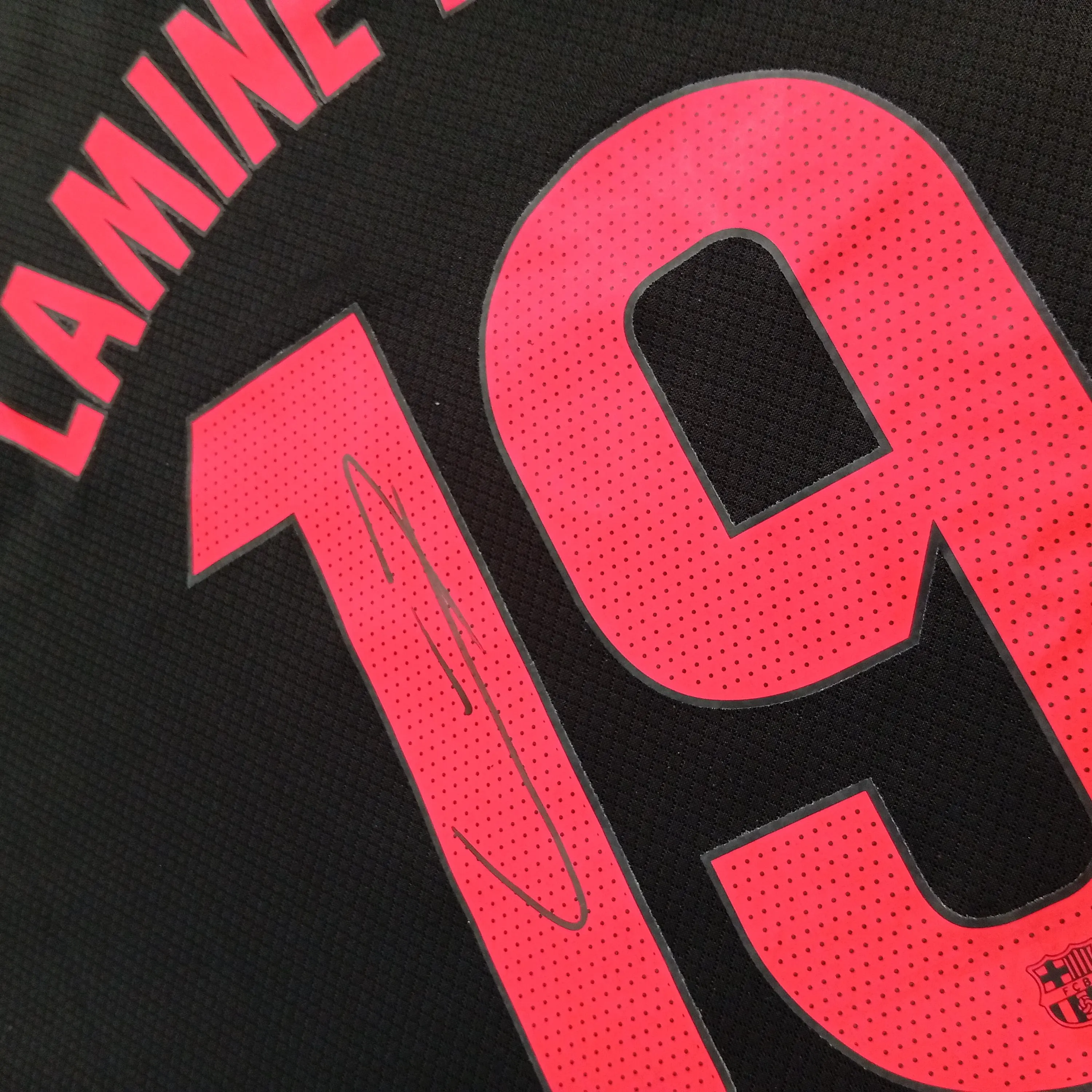 Lamine Yamal Signed Autographed Barcelona FC Home Football Shirt With COA