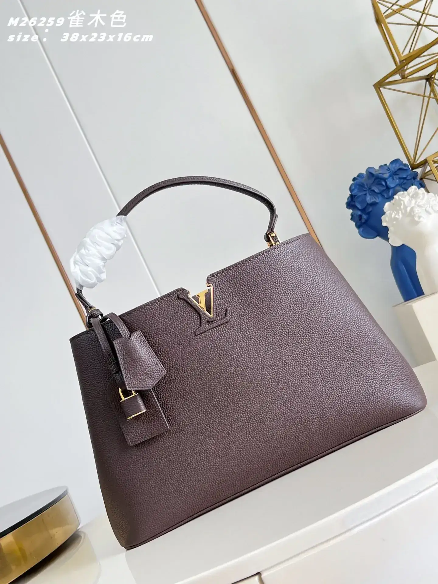 Louis Vuitton Capucines Calfskin Top Handle Bag product photo from LabelPicks