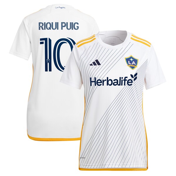 Riqui Puig LA Galaxy adidas Women's 2024 Angeleno Kit Replica Player Jersey - White/Green