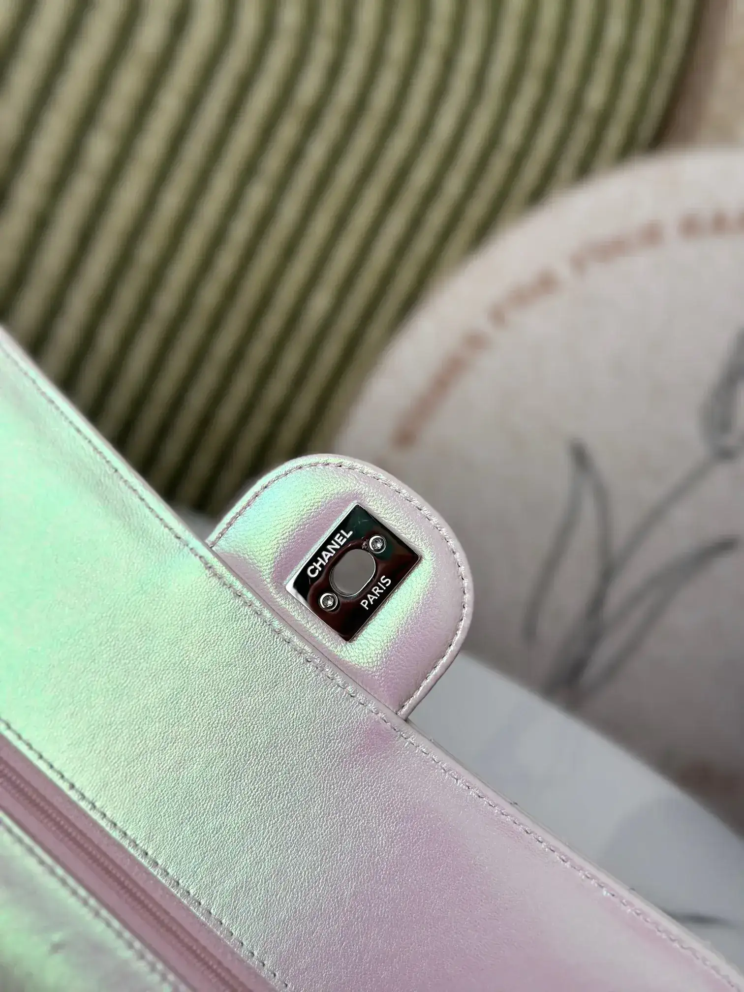Chanel Classic Flap Pink Lambskin Shoulder Bag product photo from LabelPicks