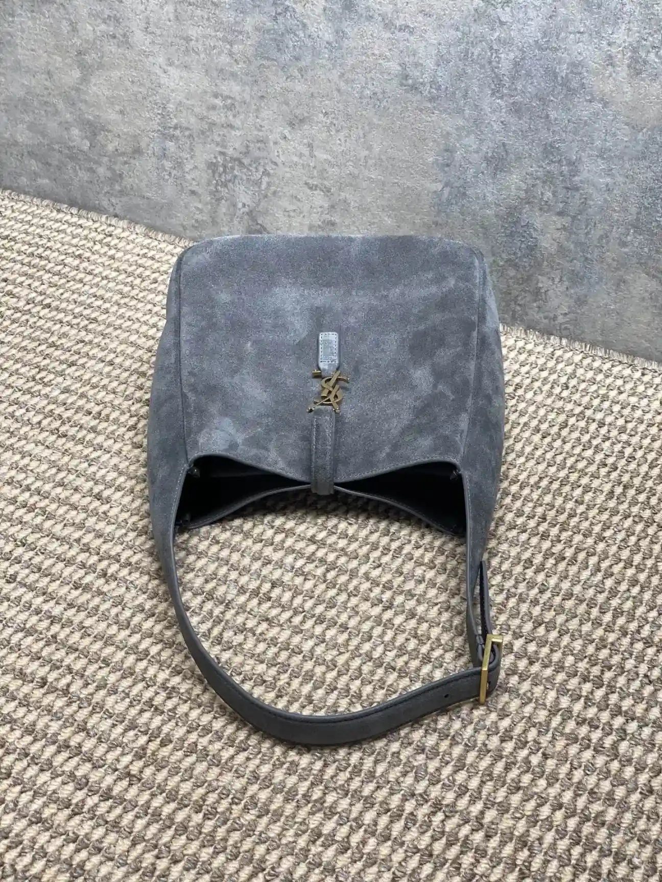 Saint Laurent Suede Leather Hobo Bag product photo from LabelPicks