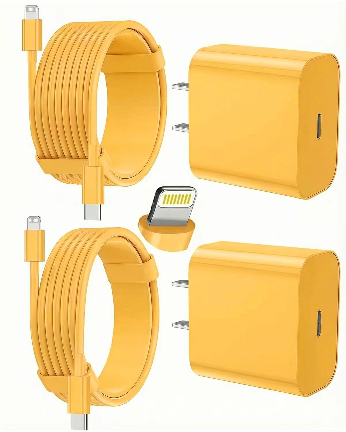 iPhone Charger Fast Charging, USB C Charger Block, 6FT/10FT Lightning Cable for iPhone