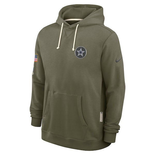Dallas Cowboys Nike 2025 Salute to Service Sideline Standard Issue Dri-FIT Hoodie - Olive