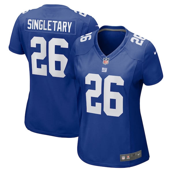 Devin Singletary New York Giants Nike Women's  Game Jersey -  Royal/Red