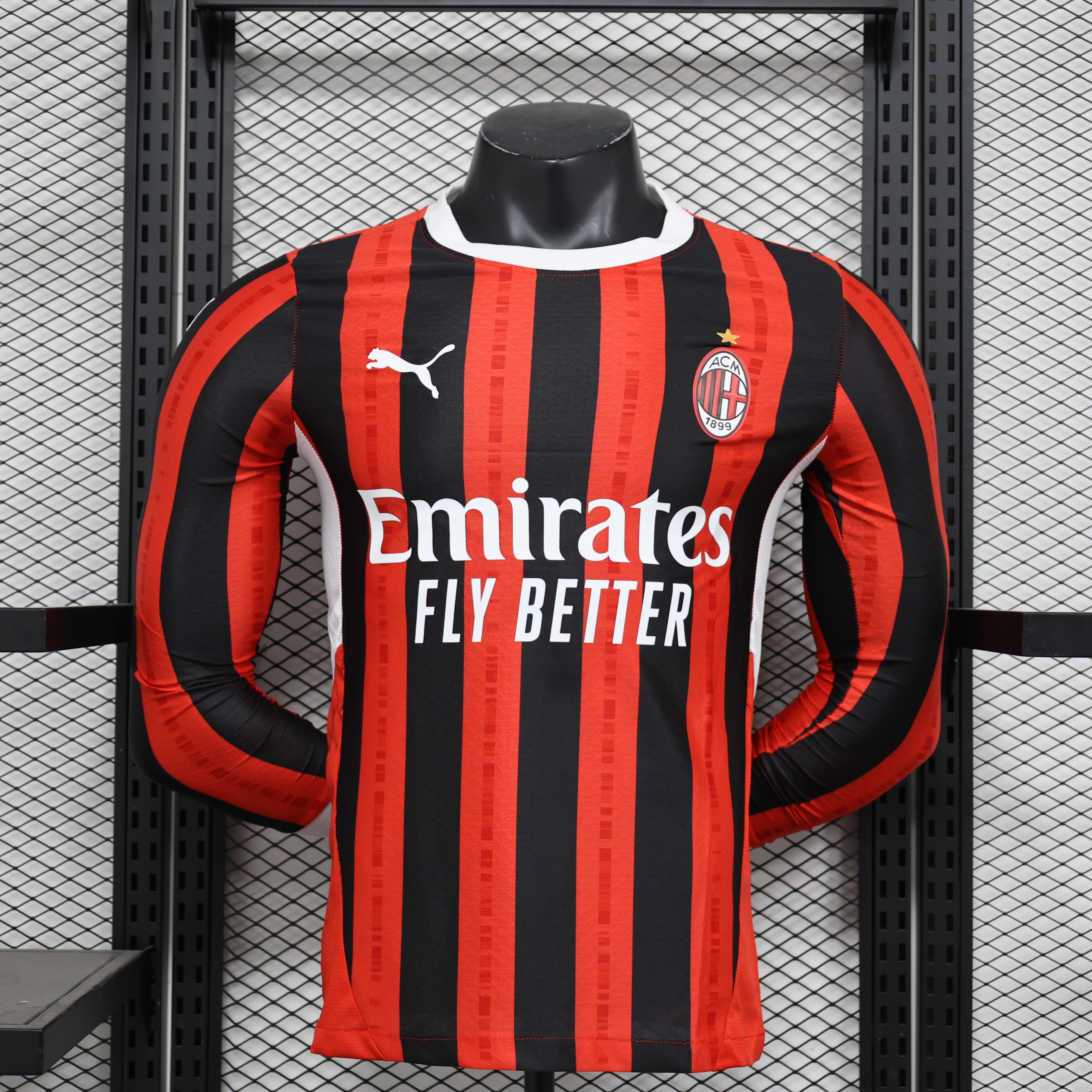 AC Milan home long sleeved football shirt -Player version 24/25