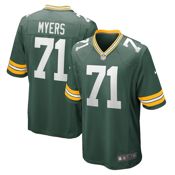 Josh Myers Green Bay Packers Nike Game Jersey - Green