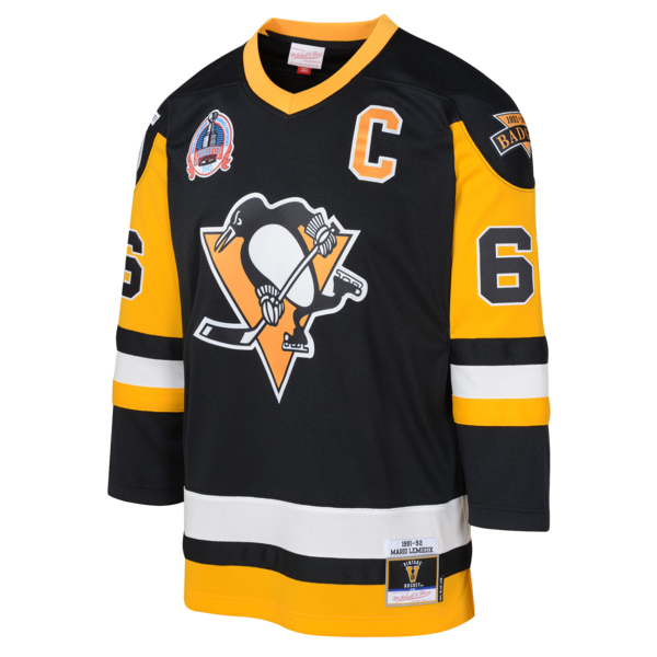 Mario Lemieux Pittsburgh Penguins  Preschool 1991/92 Blue Line 2.0 Player Jersey - Black