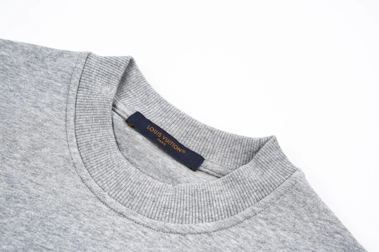 Louis Vuitton Grey Chunky Embroidered Crewneck Sweatshirt product photo from LabelPicks