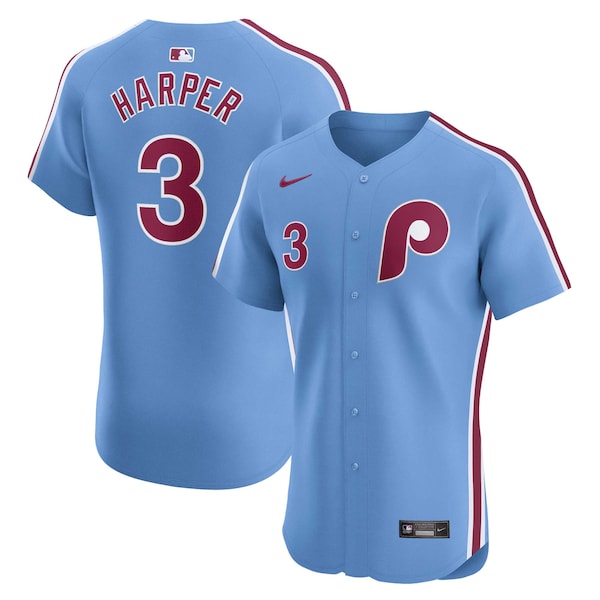 Bryce Harper Philadelphia Phillies Nike Alternate Elite Player Jersey - Royal