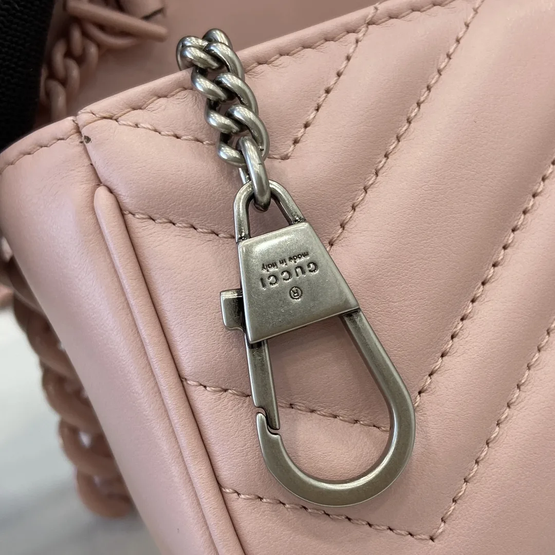 Gucci Pink Marmont Quilted Leather Shoulder Bag product photo from LabelPicks