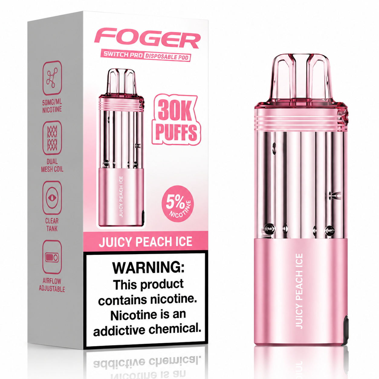 Foger Vape Refill & Pods — Fogger Switch Pro 30K Replacement Pods.