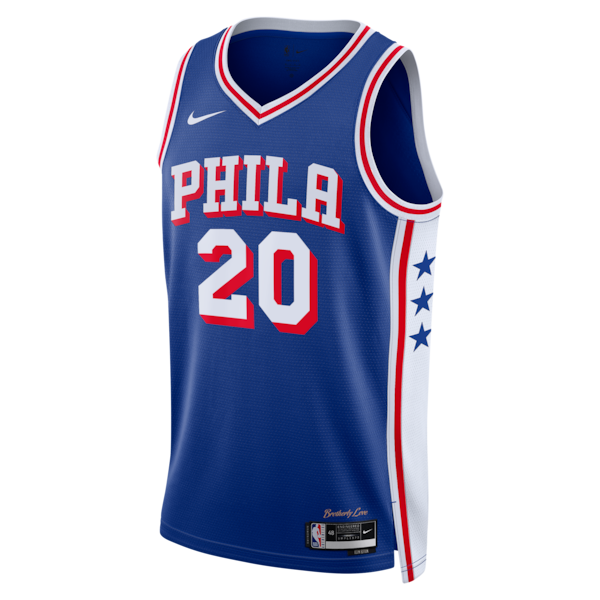 Jared McCain Philadelphia 76ers Nike Unisex Swingman Player Jersey - Icon Edition - Royal