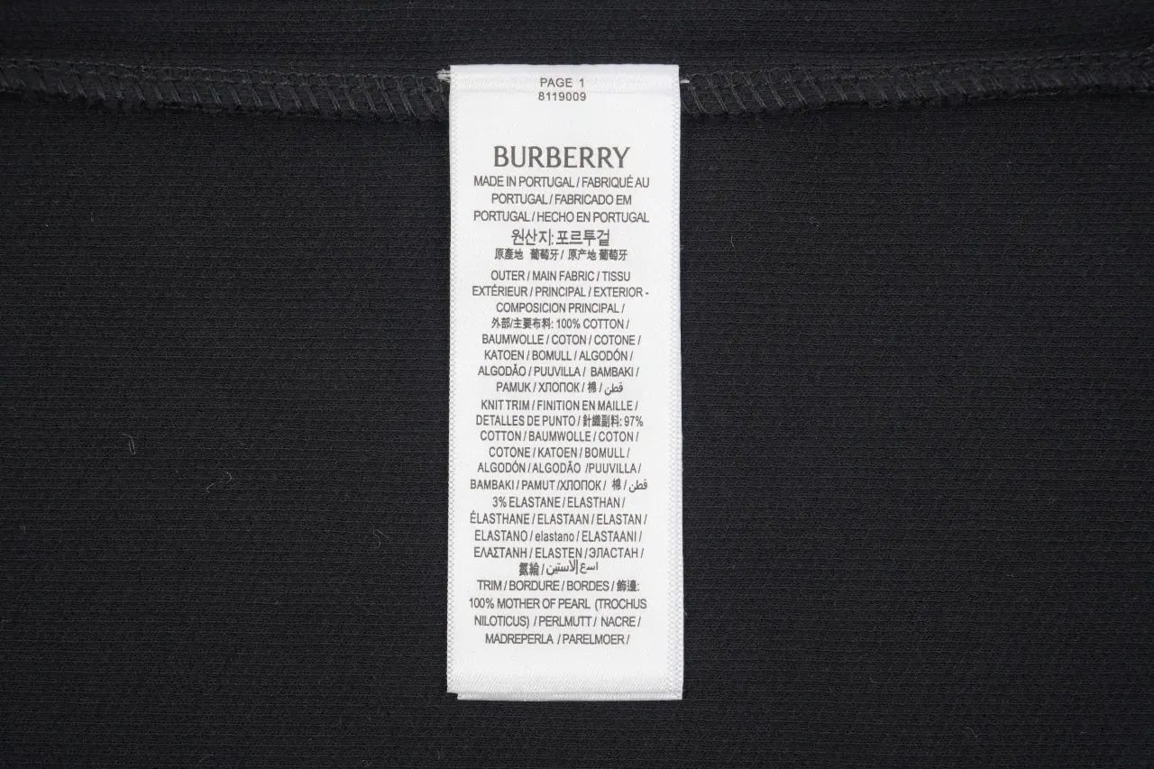 Burberry Black Equestrian Knight Embroidered Polo Shirt product photo from LabelPicks