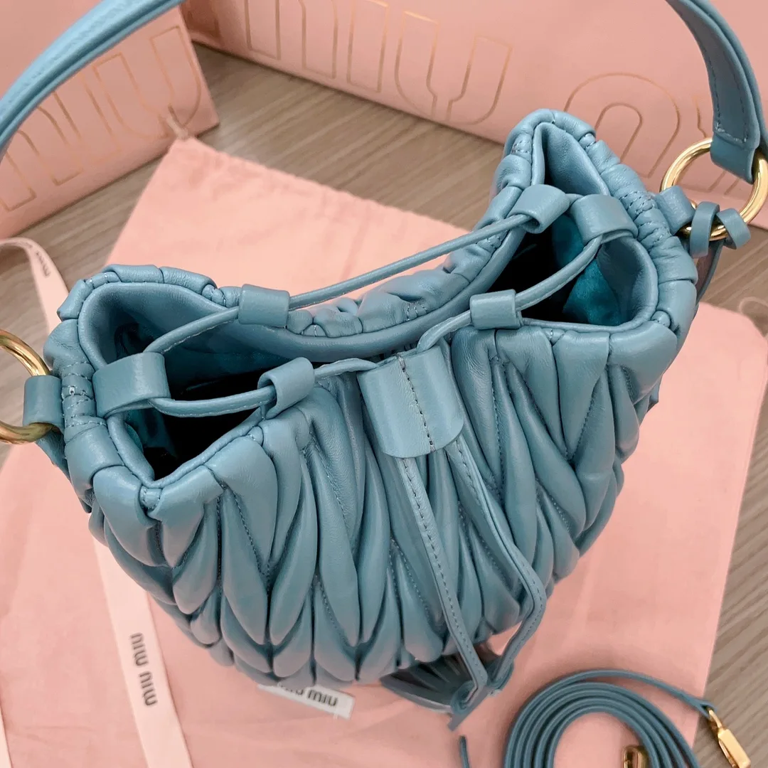 Miu Miu Lambskin Matelasse Bucket Bag product photo from LabelPicks