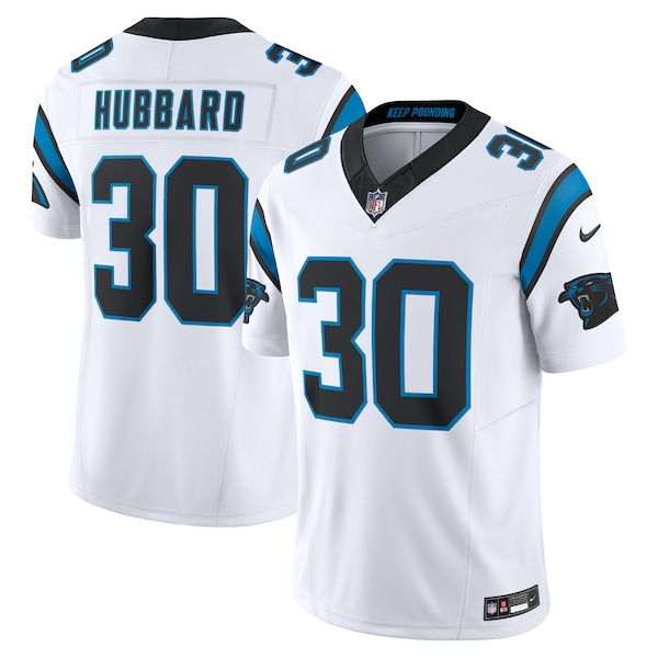 Chuba Hubbard Carolina Panthers Nike  Vapor F.U.S.E. Limited Jersey - White