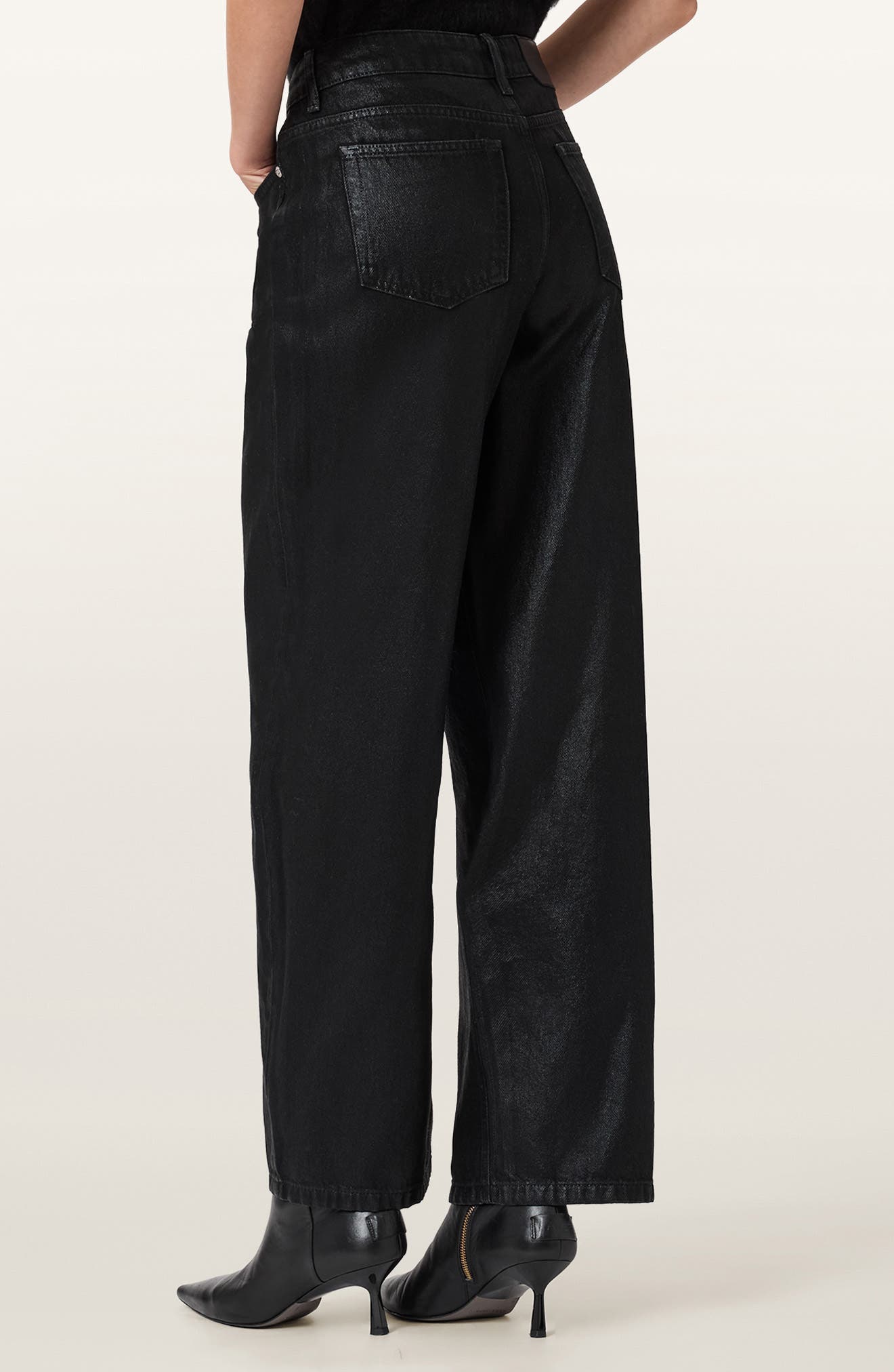 AllSaints Daria Barrel Leg Jeans