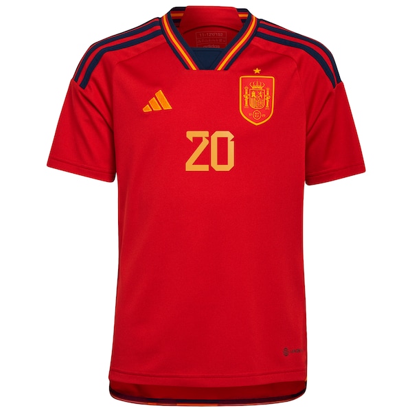 Daniel Carvajal Spain National Team adidas Youth 2022/23 Home Replica Jersey - Red