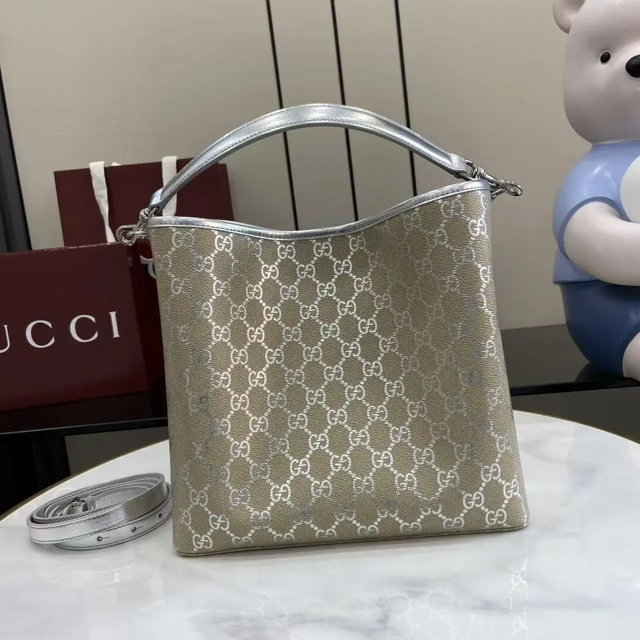Gucci Silver Shoulder Bag product photo from LabelPicks