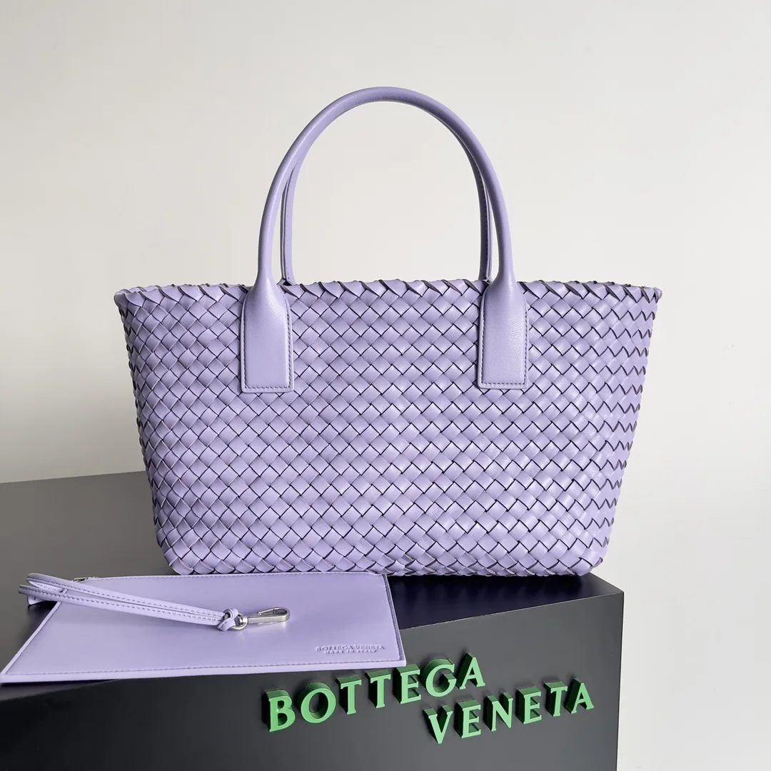 Bottega Veneta Intrecciato Woven Leather Cabat Tote Bag product photo from LabelPicks