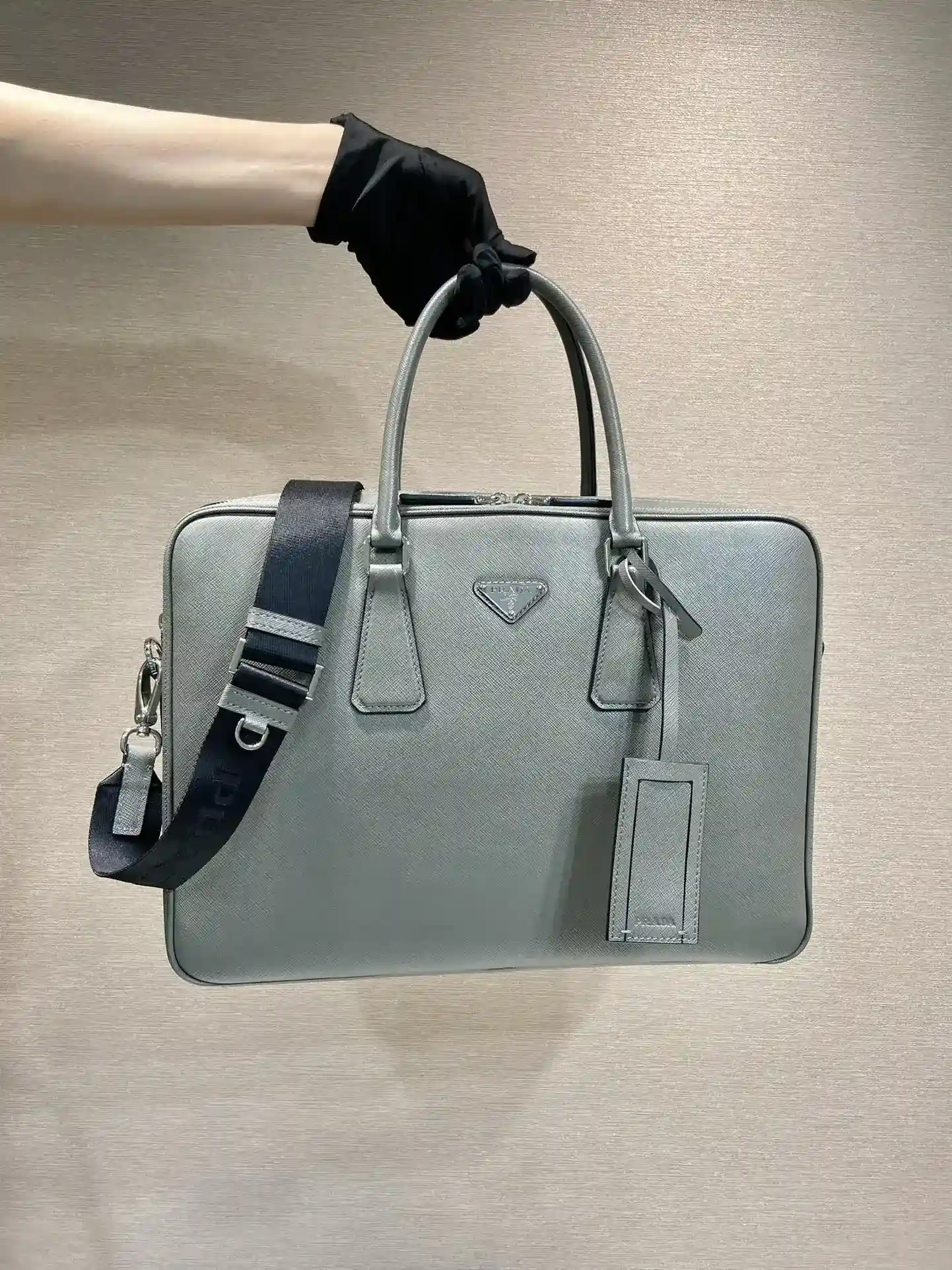 Prada Grained Leather Tote Bag product photo from LabelPicks