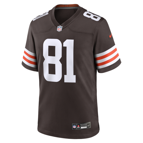 Luke Floriea Cleveland Browns Nike Team Game Jersey -  Brown