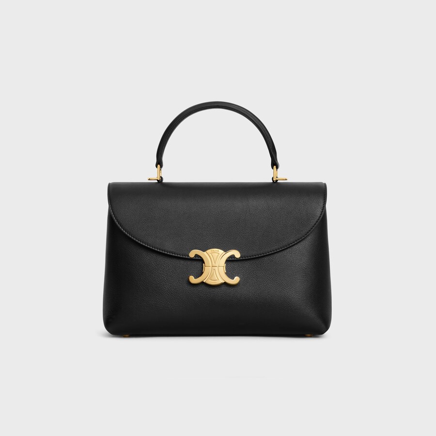 CELINE MEDIUM NINO BAG IN SUPPLE GRAINED CALFSKIN 117523FXK.38NO (25*17.5*10cm)