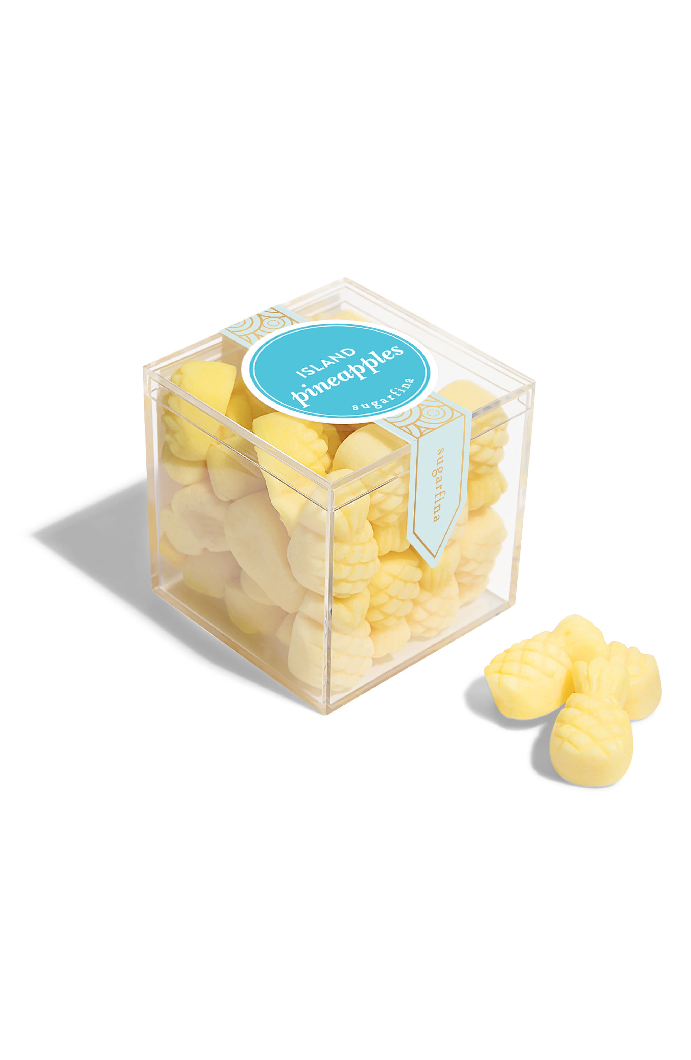 sugarfina Island Pineapples Set of 3 Candy Cube