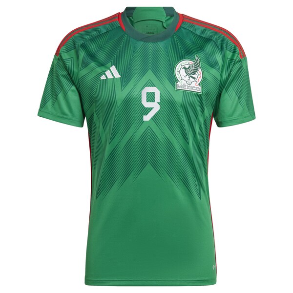 Raul Jimenez Mexico National Team adidas 2022/23 Home Replica Player Jersey - Green