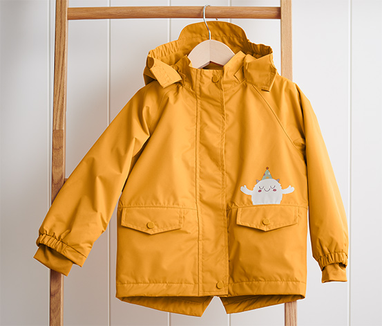 Thermo-Regenjacke, gelb