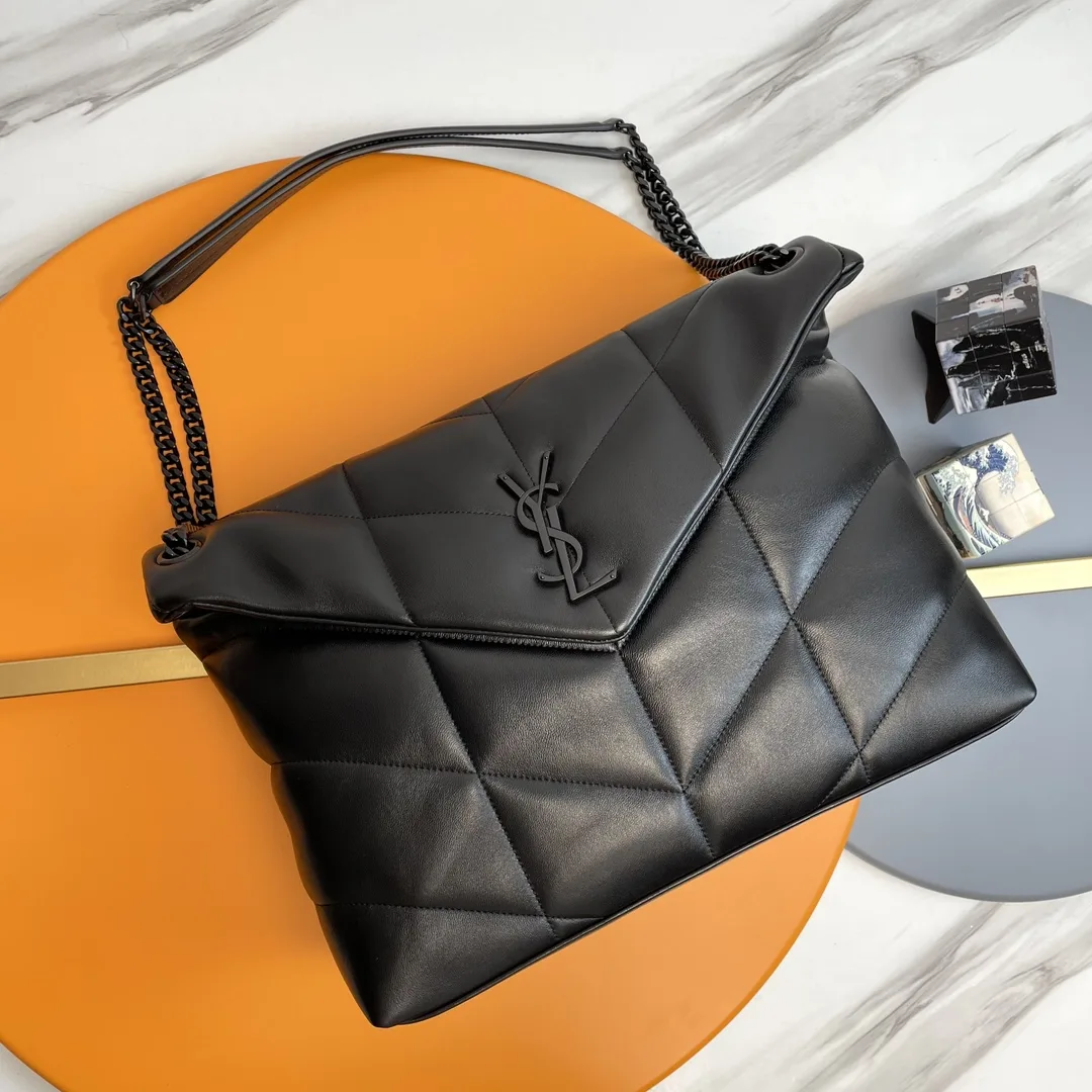 Saint Laurent Loulou Black Quilted Leather Shoulder Bag product photo from LabelPicks