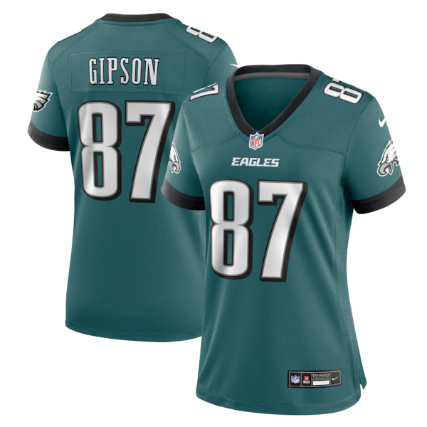 Xavier Gipson Philadelphia Eagles Nike Women's Team Game Jersey - Midnight Green