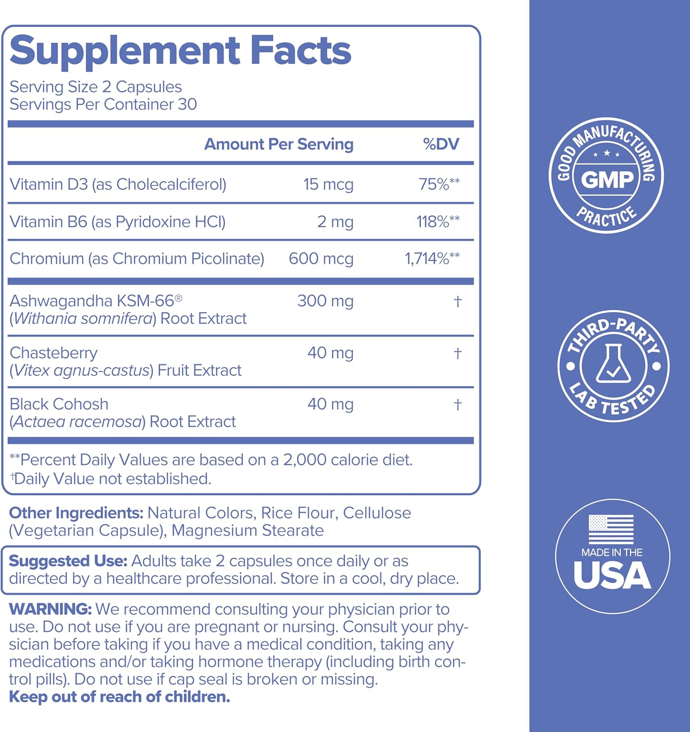 O Positiv MENO Menopause Support Capsules