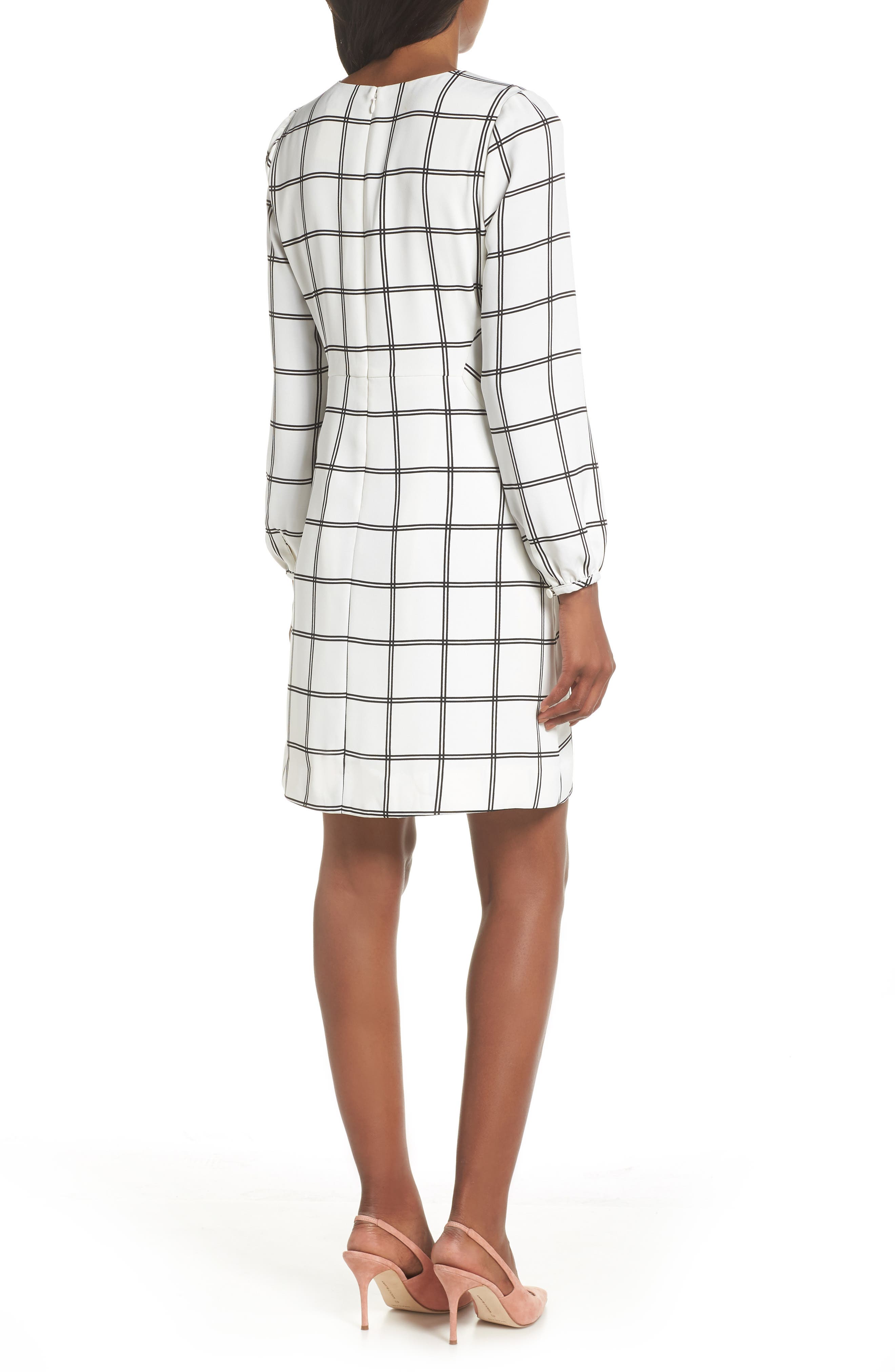 J.Crew Windowpane Check Dress (Nordstrom Exclusive)
