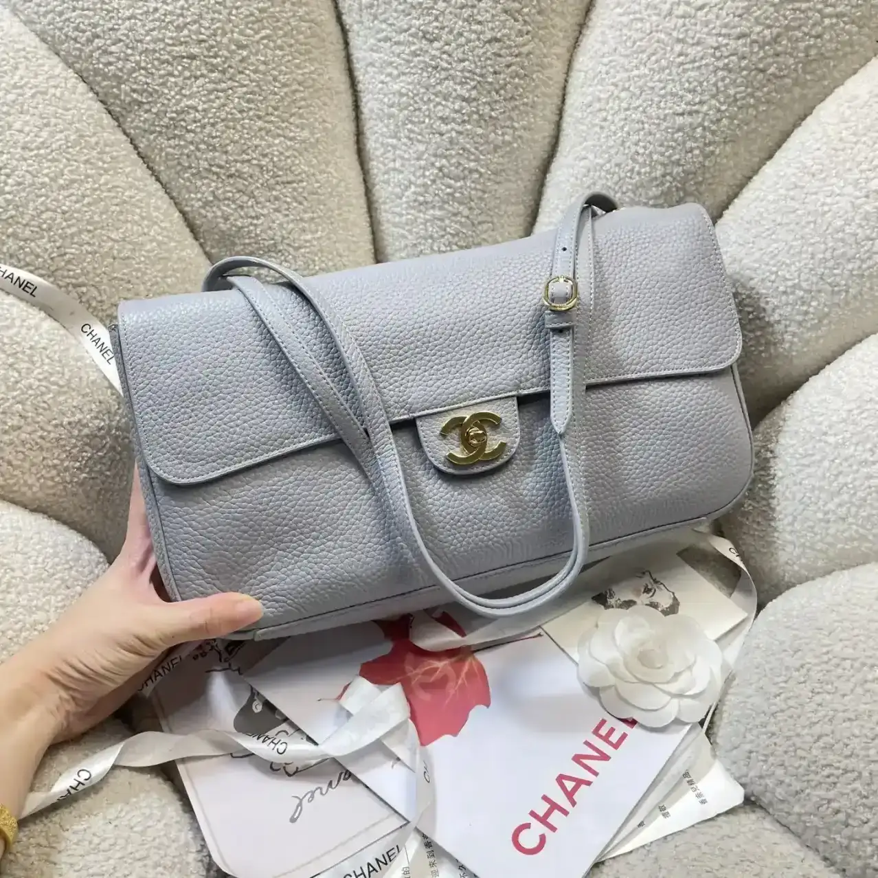 Chanel Grained Leather Classic Flap Tote Bag product photo from LabelPicks