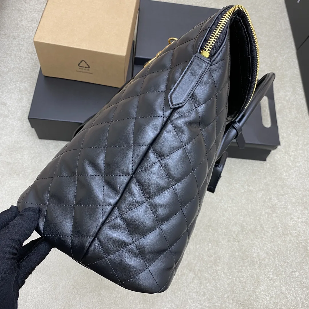 Saint Laurent Quilted Leather Tote Bag product photo from LabelPicks